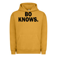 Pigment Peanut Butter bo knows (black text) Urban Hoodie - artisFamous