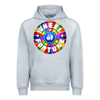 Heather Grey wheel fortune Urban Hoodie - artisFamous
