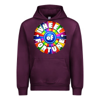 Mauve Wine wheel fortune Urban Hoodie - artisFamous