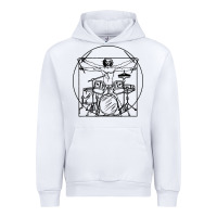 White drums gift Urban Hoodie - artisFamous
