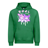 Emerald melody and kuromi heart Urban Hoodie - artisFamous