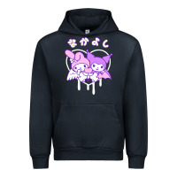 Navy melody and kuromi heart Urban Hoodie - artisFamous