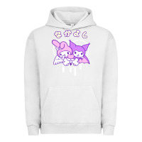 Pigment Lunar Rock melody and kuromi heart Urban Hoodie - artisFamous