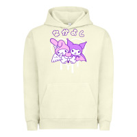 Pigment Pistachio melody and kuromi heart Urban Hoodie - artisFamous