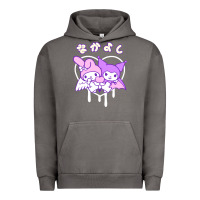 Melody And Kuromi Heart Urban Hoodie | Teevron