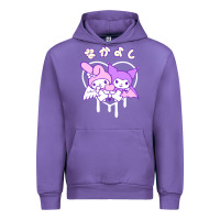Tulip melody and kuromi heart Urban Hoodie - artisFamous