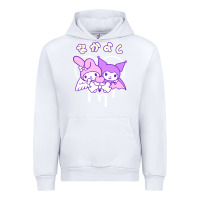 White melody and kuromi heart Urban Hoodie - artisFamous