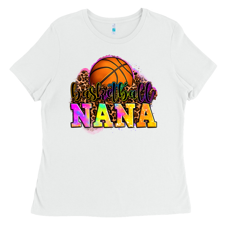 Basketball Nana Ladies Tee by OliviaCreatesArt | Teevron