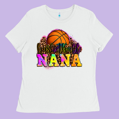 Basketball Nana Ladies Tee Designed By Oliviacreatesart
