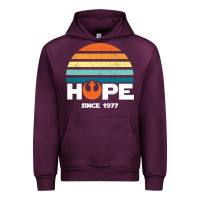 Mauve Wine hope since 1977 Urban Hoodie - artisFamous