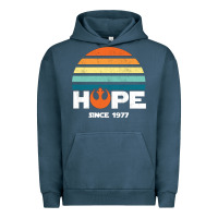 Pigment Midnight Navy hope since 1977 Urban Hoodie - artisFamous
