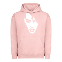 Pigment Salmon marilyn manson face Urban Hoodie - artisFamous
