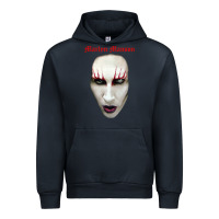 Navy marilyn manson Urban Hoodie - artisFamous