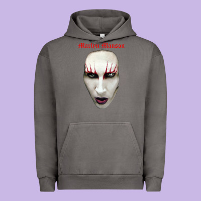 Marilyn Manson Urban Hoodie Designed By Artisfamous