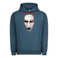 Pigment Midnight Navy marilyn manson Urban Hoodie - artisFamous