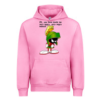 Fuchsia Pink marvin the martian looney toons Urban Hoodie - artisFamous