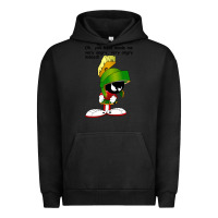 Pigment Black marvin the martian looney toons Urban Hoodie - artisFamous