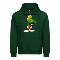 Forest Green marvin the martian looney toons Urban Hoodie - artisFamous