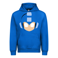 Cobalt mega man retro video game face Urban Hoodie - artisFamous