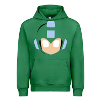 Emerald mega man retro video game face Urban Hoodie - artisFamous