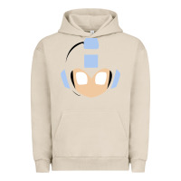 Pigment French Oak mega man retro video game face Urban Hoodie - artisFamous