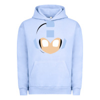 Pigment Grape Ice mega man retro video game face Urban Hoodie - artisFamous