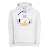 Pigment Lunar Rock mega man retro video game face Urban Hoodie - artisFamous