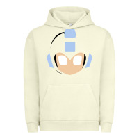 Pigment Pistachio mega man retro video game face Urban Hoodie - artisFamous