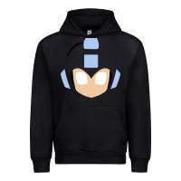 Black mega man retro video game face Urban Hoodie - artisFamous