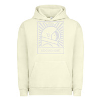 Pigment Pistachio cosmonaut – retro soviet space race Urban Hoodie - artisFamous