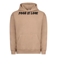 Pigment Burro food is love Urban Hoodie - artisFamous