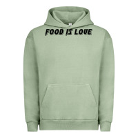 Pigment Oil Green food is love Urban Hoodie - artisFamous