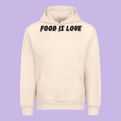 Food Is Love Urban Hoodie Designed By Artisfamous