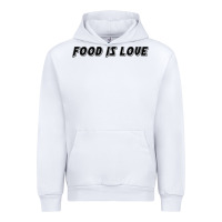 White food is love Urban Hoodie - artisFamous