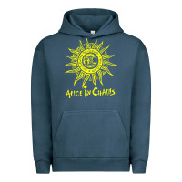 Pigment Midnight Navy chains Urban Hoodie - artisFamous