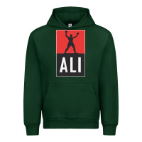 Forest Green ali the legend Urban Hoodie - artisFamous