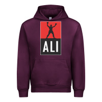 Mauve Wine ali the legend Urban Hoodie - artisFamous