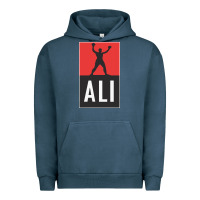 Pigment Midnight Navy ali the legend Urban Hoodie - artisFamous