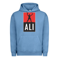 Pigment Pebble Blue ali the legend Urban Hoodie - artisFamous