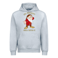 Heather Grey santa grumpy Urban Hoodie - artisFamous