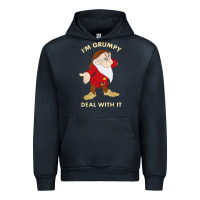 Navy santa grumpy Urban Hoodie - artisFamous