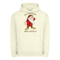 Pigment Pistachio santa grumpy Urban Hoodie - artisFamous