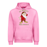 Fuchsia Pink santa grumpy Urban Hoodie - artisFamous