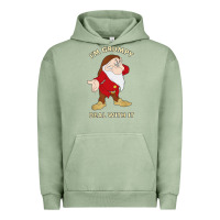 Pigment Oil Green santa grumpy Urban Hoodie - artisFamous