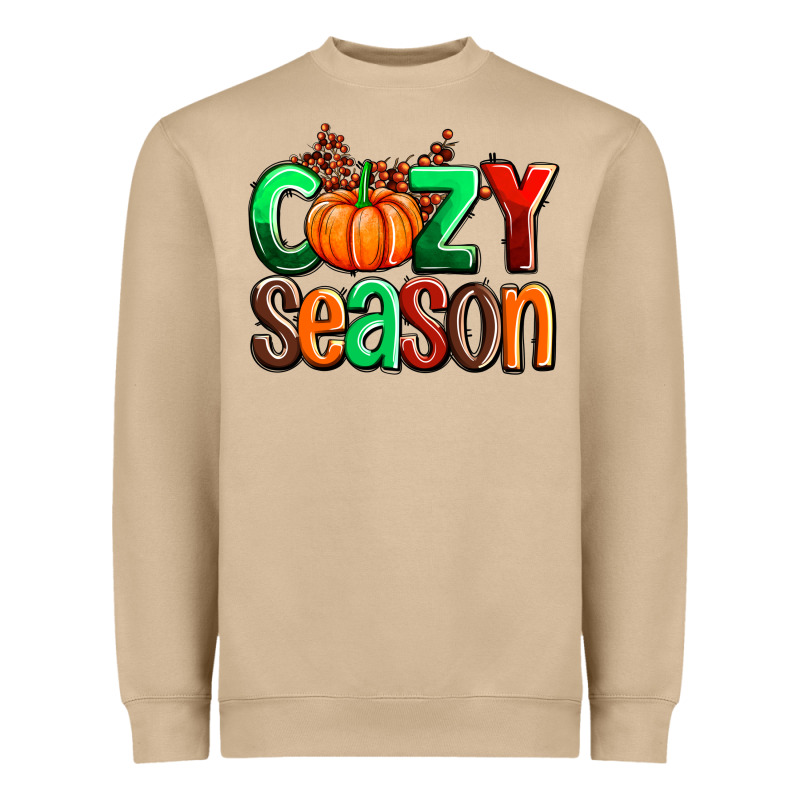 Cozy Season With Fall Colors Palette And Pumpkin Heavyweight Sweatshirt by AdoDesignShop | Teevron