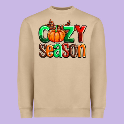 Cozy Season With Fall Colors Palette And Pumpkin Heavyweight Sweatshirt Designed By Adodesignshop