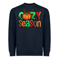 Navy cozy season with fall colors palette and pumpkin Heavyweight Sweatshirt - AdoDesignShop