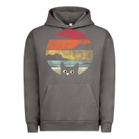 Pigment Tornado cat retro vintage style Urban Hoodie - artisFamous