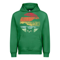 Emerald cat retro vintage style Urban Hoodie - artisFamous