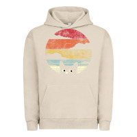 Pigment French Oak cat retro vintage style Urban Hoodie - artisFamous